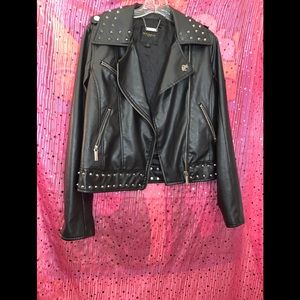 RocaWear Studded Faux Leather Jacket